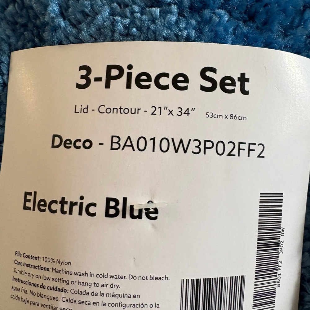 NWT Blue and Green toilet seat covers. - Picture 3 of 3